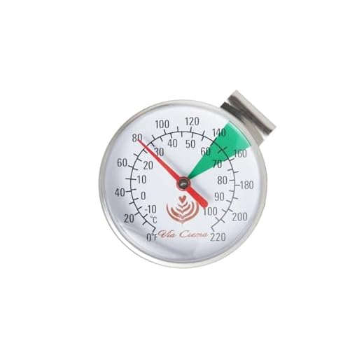 VIA CREMA Milk Frother Thermometer Jug