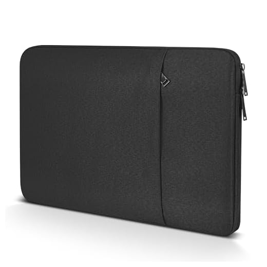 17.3 inch Laptop Sleeve Case Water-Resistant Computer Bag Accessory Pocket