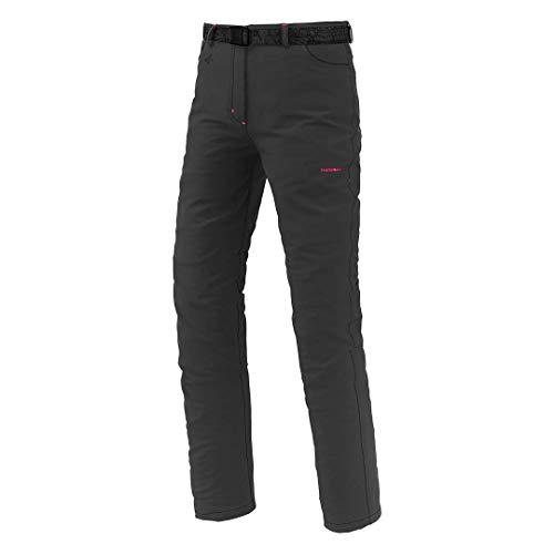 Trangoworld Elbert Pantalón Largo, Mujer, Negro/Fucsia, L
