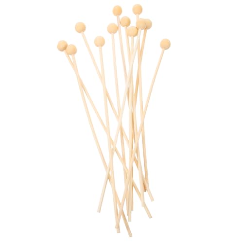 Cabilock 50pcs Wooden Diffuser Sticks for Scent Diffusion Rods for and Meditation Sturdy Wood Bead Replacement Sticks