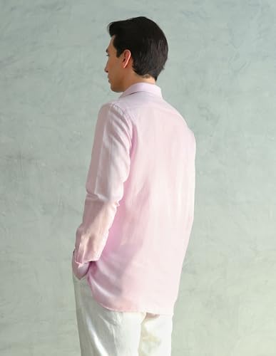 Image of Arrow Solid Slim Fit Formal Shirts for Men - Full Sleeve Shirt for Man