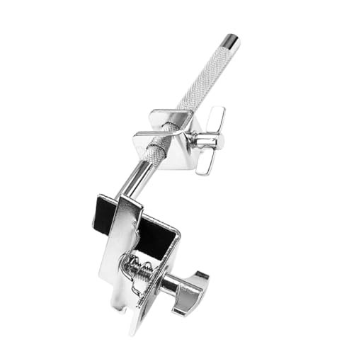 DECHOUS Abrazadera para Cowbell de 154 mm para Batería Soporte de Montaje para Cowbell Clip de Metal Accesorio para Percusión miniatura 1