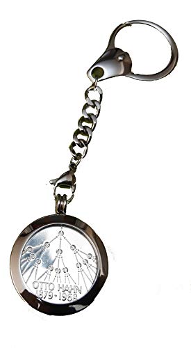 Moneda OTTO HAHN 1979 5 DM llavero metálico de níquel antiguo