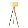 Indoor Massief hout statief vloerlamp – modern voor woonkamer kantoor 3 benen lamp – staande lamp hout patroon statief…