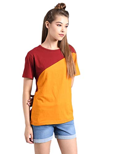 Image of KOTTY Women's Solid Regular Fit T-Shirt