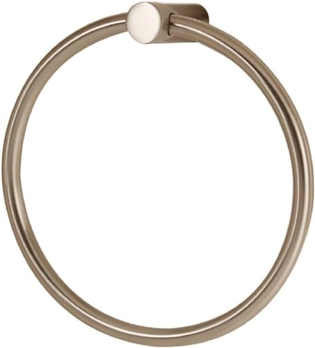 Alno A7040-SN Spa 1 Modern Towel Rings, Satin Nickel, 6