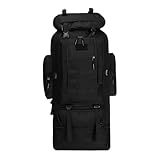 Mochila de viajes - mochila al aire libre impermeable para hombres | 100L Bolsa de trekking y mochilero con gran capacidad para escalar, acampar, ciclismo, senderismo, viaje de, 15.75x11.81x3