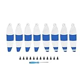 propellerblatt Klein und leicht: Die Propellerblätter sind klein, leicht und geräuscharm. Es ist praktisch, um herumzutragen, und es macht nicht viel Lärm, wenn die Drohne fliegt.