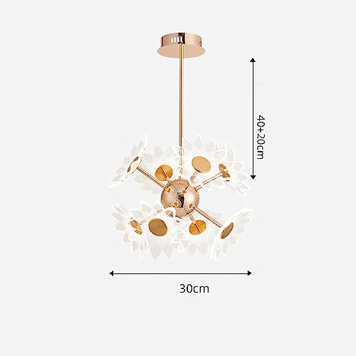 Lustre salon design branche pour repas romantique et chic