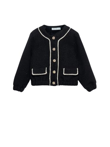Abel & Lula Sherpa jacket for Girls Black