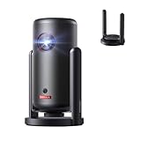 Anker Nebula Capsule 3 & 公式プロジェクタージンバルスタンド (Capsuleシリーズ用) (小型 Google TV搭載 モバイル プロジェクター とスタンドセット)【家庭用 フルHD Netflix対応 200ANSI ルーメン 最大120インチ 大画面 天井投影 自動台形補正 オートフォーカス バッテリー内蔵 ホームシアター アンカー ネビュラ カプセル 3】