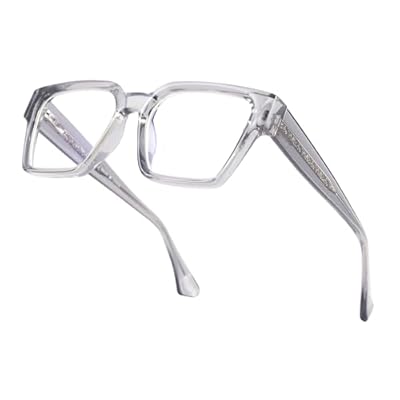 OKH Gafas TR90 con Filtro de Luz Azul para Hombres y Mujeres, Sin Receta, para Videojuegos, Ordenadores, Antifatiga Visual y Protección UV (Gris Transparente) | Ya disponible en tu tienda friki favorita! En mundofriki.es!