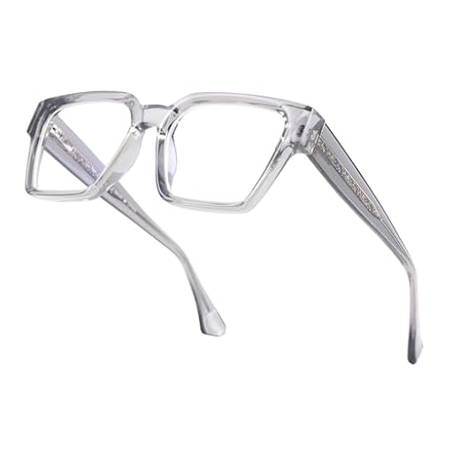 OKH Gafas TR90 con Filtro de Luz Azul para Hombres y Mujeres, Sin Receta, para Videojuegos, Ordenadores, Antifatiga Visual y Protección UV (Gris Transparente) | Ya disponible en tu tienda friki favorita! En mundofriki.es! OKH Gafas TR90 con Filtro de Luz Azul para Hombres y Mujeres, Sin Receta, para Videojuegos, Ordenadores, Antifatiga Visual y Protección UV (Gris Transparente) | Ya disponible en tu tienda friki favorita! En mundofriki.es!