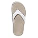 Vionic Women's Tide Perf Toe-Post - Ladies Flip Flops with Concealed Orthotic Arch Support White 8 Medium US