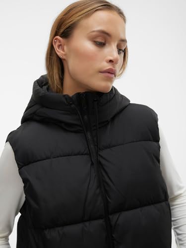 Vero Moda Vmligaane - Gilet Da Donna, Nero, S - 6