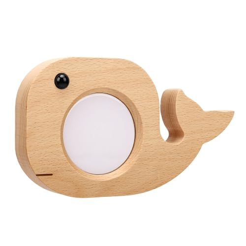 Aplique de pared infantil con sensor inteligente y luz nocturna de ballena 4