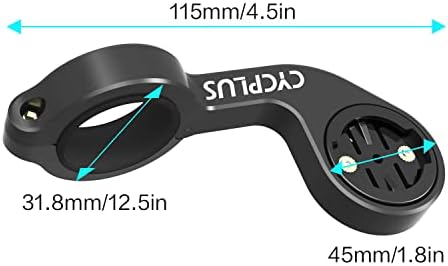 CYCPLUS Compatible for Garmin Edge Out Front Bike Computer Mount for 31.8 Handlebar Z1