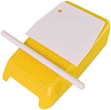 TEAMNIGT 3Pcs/Set Macaroni Spaghetti Pasta Board Baby Food Supplement Gnocchi Making Tool Kitchen Multifunction Tools Plastic(Panel+Cutting Board+Rolling Pin)