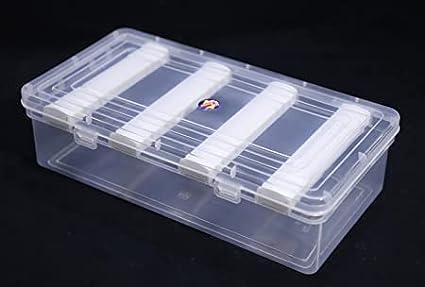 AL'WAHHABAL'WAHHAB Medium Unique Multipurpose Transparent Accessories Plastic Storage Box With 4 Detachable Rods For Women and Girls,Organizer Case For Jewellery, Bangles Box