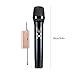 Microphone Wireless Microphone Karaoke Singing Microphone Dual Professional UHF Cardioid Pickup Microphone All-Metal Handheld Microphone, 2 Colors Easy to Connect and use (A Two)