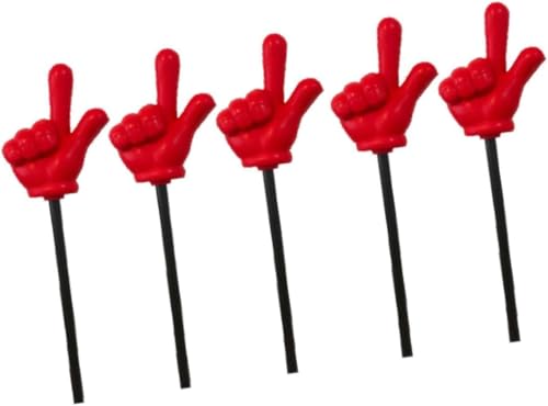 5pcs Teacher Hand Pointers Conductor Finger Sticks Teaching Tools Finger Reading Stick for Classroom Sulies - Small