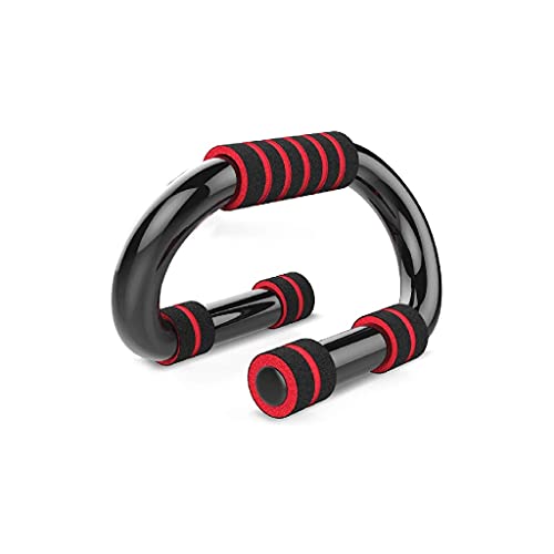 Supports de pompes en acier chromé poignée mousse confortable fitness
