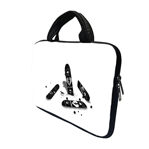 Image of TheSkinMantra Chain Laptop Sleeve Bag Compatible with Laptop /Macbooks /Chrombook /Notebook /Zbook (13.3 Inch [Handle], Mystery)