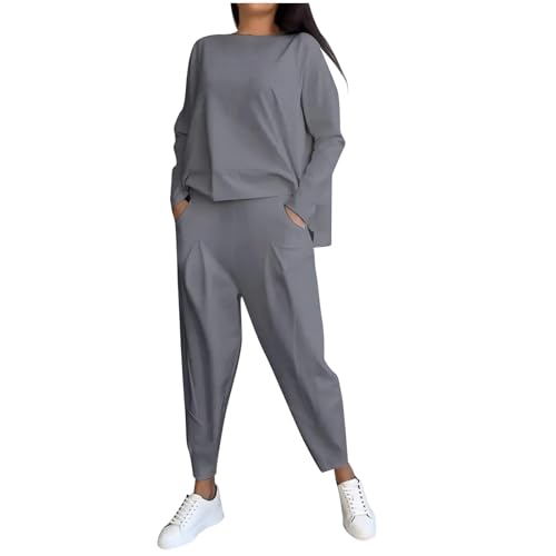 Survetement ensemble legging fitness et pantalon bas large baggy manches longues