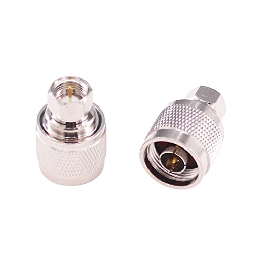 Adaptador coaxial N tipo macho a F tipo macho 2 piezas miniatura 3