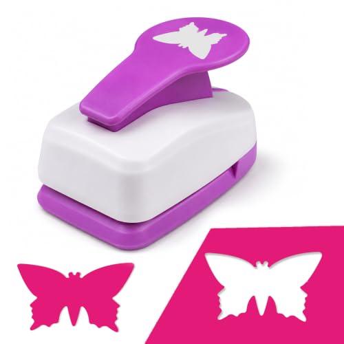 Paper Punch 1.8 Inch Butterfly Hole Punch for Craft Cardstock Paper Project