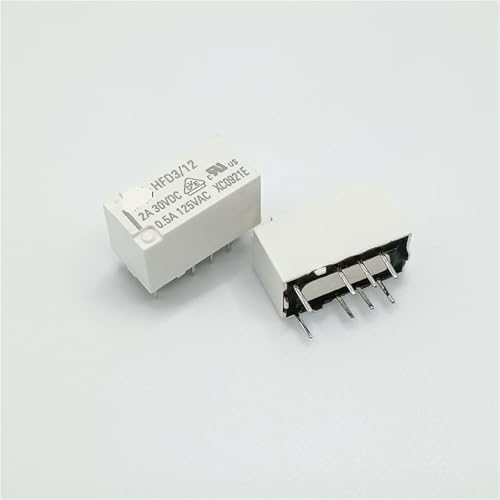 Relais de signal HFD3/12 miniature à double conversion 2A pour circuit imprimé