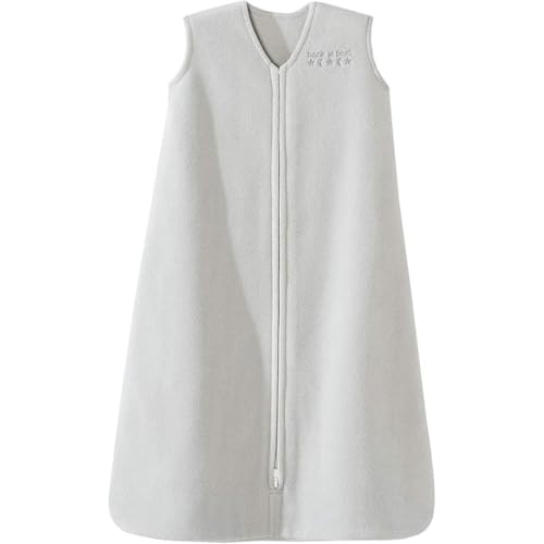 HALO Sleepsack Micro-Fleece Wearable Blanket, TOG 1.0, Grey, Medium