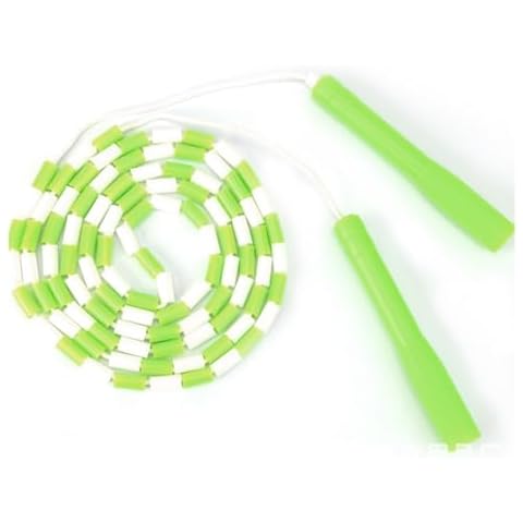 Pacrate Multicolored Skipping Rope for Exercise, green Cover