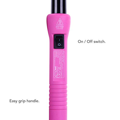 HerStyler Grande Pink Curling Iron & Forever Flat Iron miniatura 5