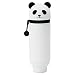 LIHIT LAB. PuniLabo Stand Up Pen Case (Pen Holder), Panda, 2.4" x 7.8" (A7712-6)