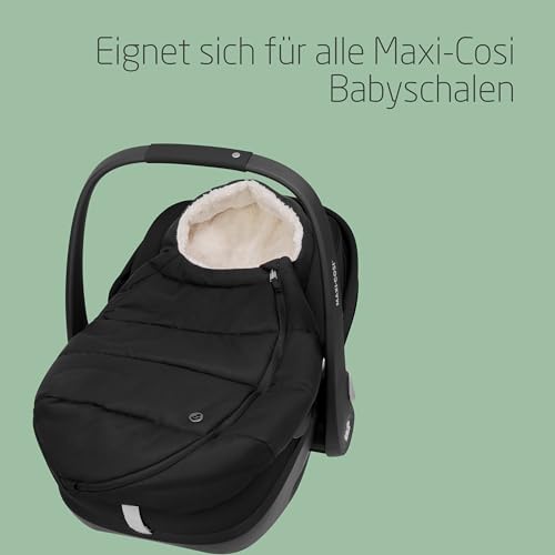 Maxi-Cosi Fußsack für Babyschalen, 45–75 cm, Twillic Black – Ansicht 6