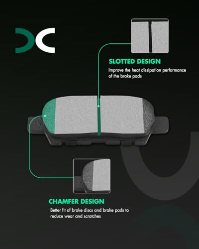 Image of SCITOO D1415-8405 Disc Brake Pads Sets Rear Ceramic Brake Pads w /Hardware | For INFINITI For JX35,For QX60,For Nissan For Murano,For Pathfinder,For Quest,For Suzuki For Grand Vitara