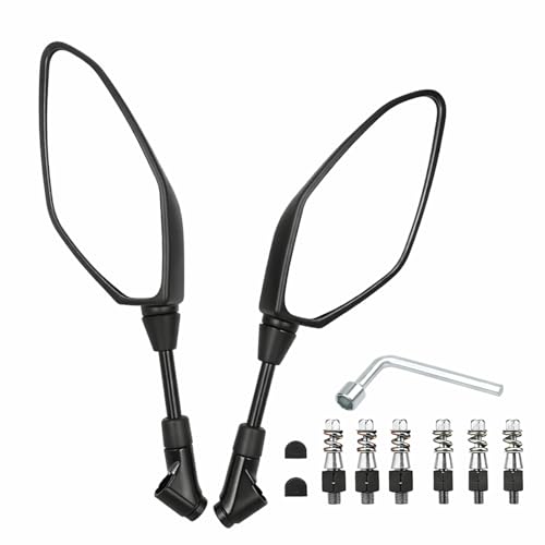 Amazon | ELIFEPARTS バイク用 ハンドルミラー 適合 MT-07 MT-09 Amazon | ELIFEPARTS バイク用 ハンドルミラー 適合 MT-07 MT-09