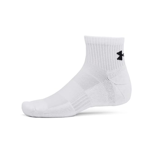 Image of Under Armour Training Cotton Quarter Socks 3-Pack