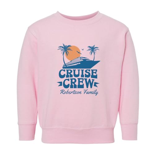 Cruise Crew Robertson Family Kids Sweatshirt Toddler 3T Pink