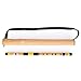 Radhe Flutes | C Natural Right Handed Middle Bansuri | Black & Yellow | Tuned With Tanpura A=440Hz | PVC Flute + Velvet Cover + Hindi & English Flute Lessons