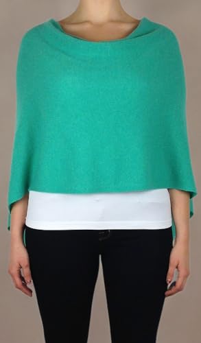 Image of CLAUDIA NICHOLE Womens 100% Cashmere Dress Topper - Cashmere Poncho Wrap