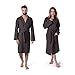 Produktbild Möve Homewear Kimono Waffelpiquée in Gr. S aus 100 % Baumwolle, graphite