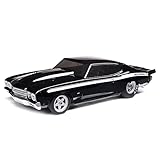 Losi RC Car 1/16 1970 Chevelle 2 Wheel Drive Mini No Prep Drag Car RTR Includes Everything Needed no Other purchases Required Black LOS01023T2