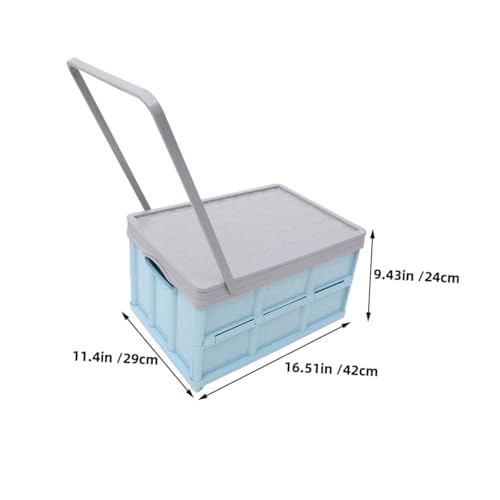 Caisse pliable à roulettes plastique | Chariot utilitaire pliable et empilable