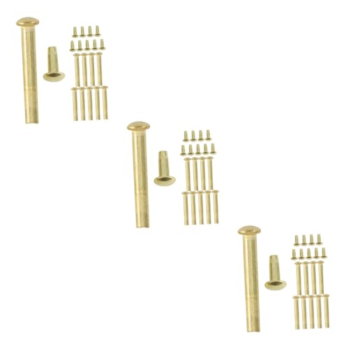 Levemolo 30 Sets Fan Repair Kit Handheld Fan Fasteners Nut and Bolt Kit Replacement Fastener Shaft