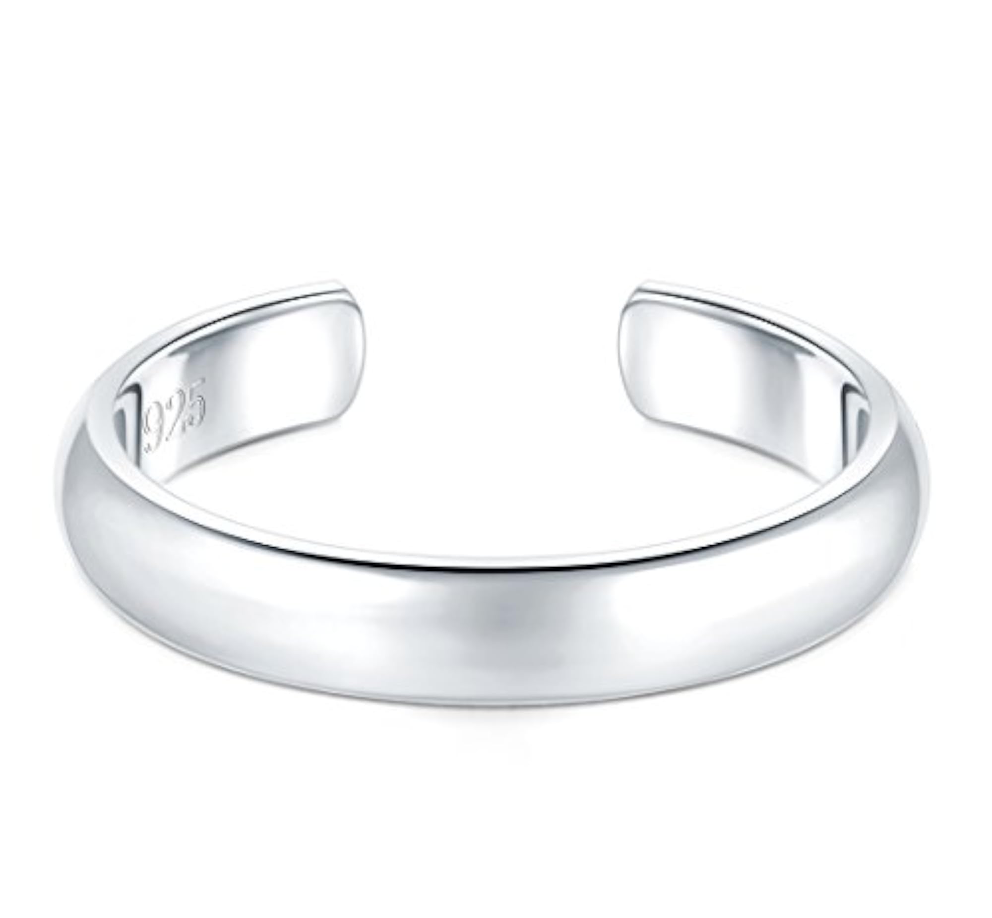 925 Sterling Silver Adjustable Toe Ring, Hypoallergenic