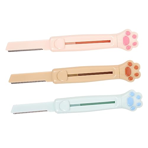 Didiseaon 3pcs Eyebrow Facial Hair Trimmer for Men and Women