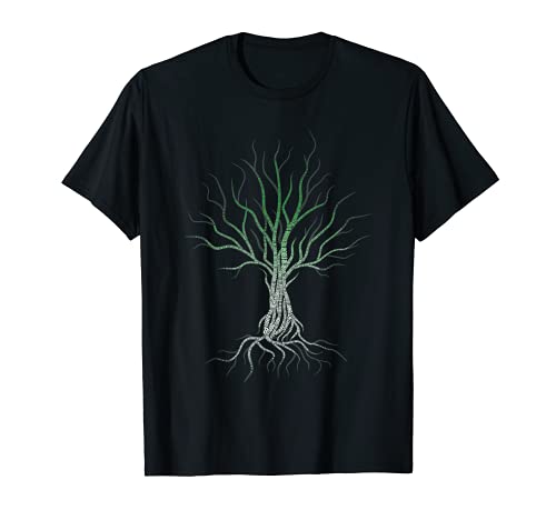 Divertido árbol binario ordenador codificación programador hombres mujeres regalos Camiseta