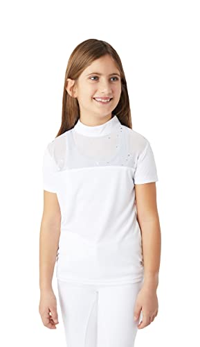 HORZE Kaya Kids Show Shirt - White - XL